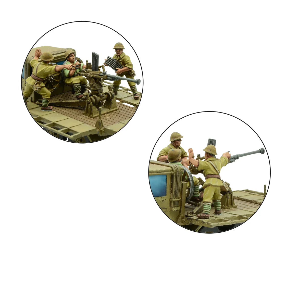 Japanese Isuzu Type 98 AA Machine Cannon Carrier