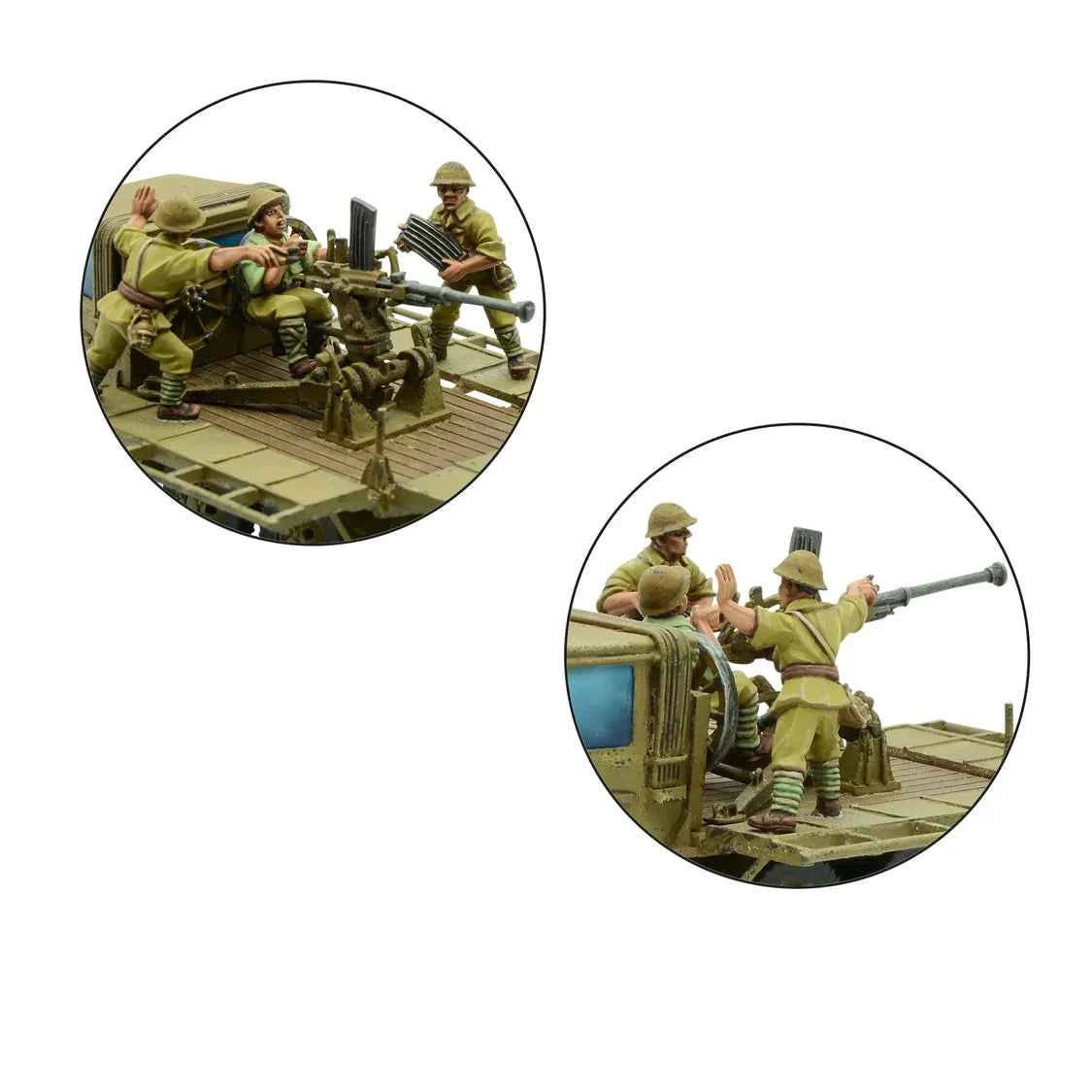 Japanese Isuzu Type 98 AA Machine Cannon Carrier
