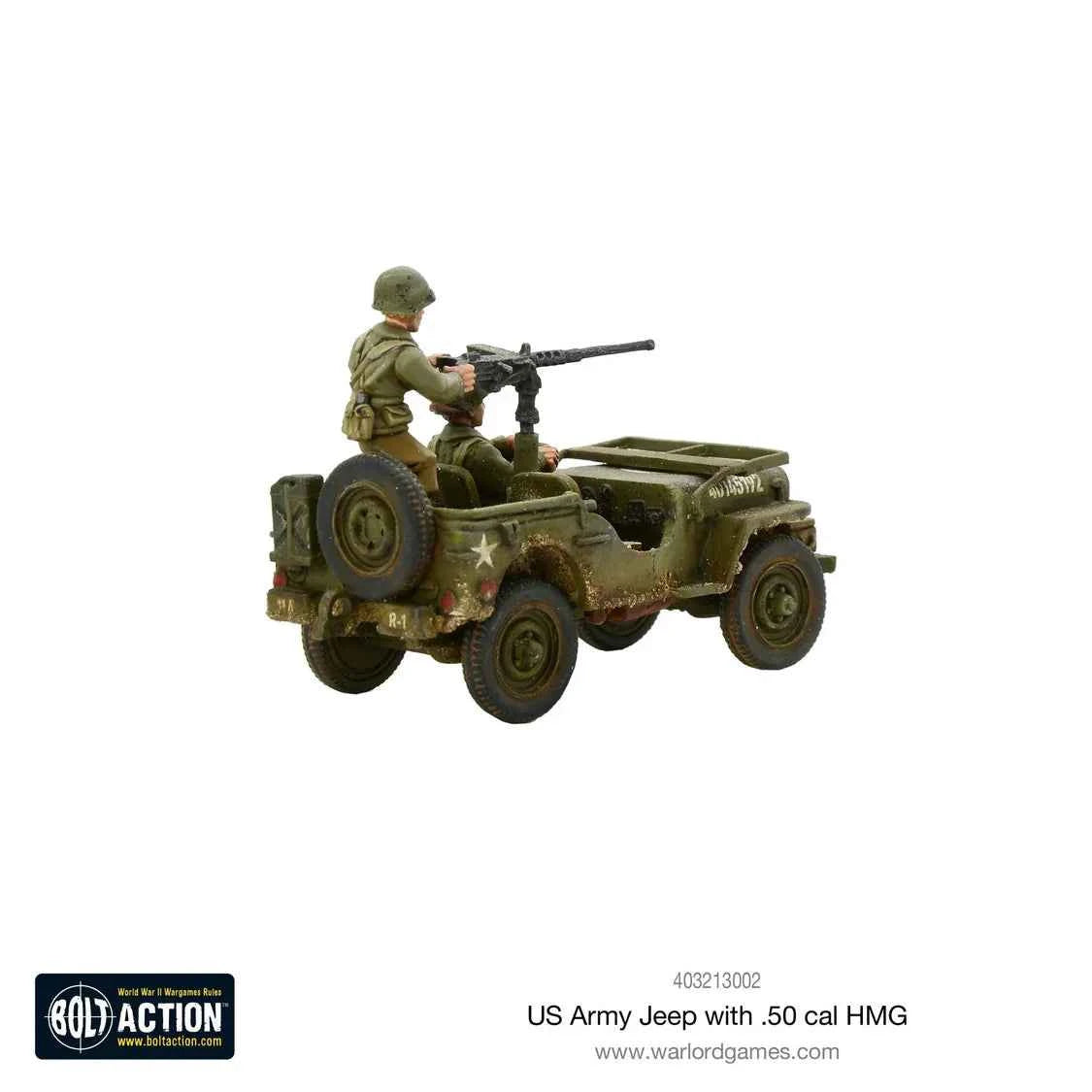 US Army Jeep With 50 Cal HMG