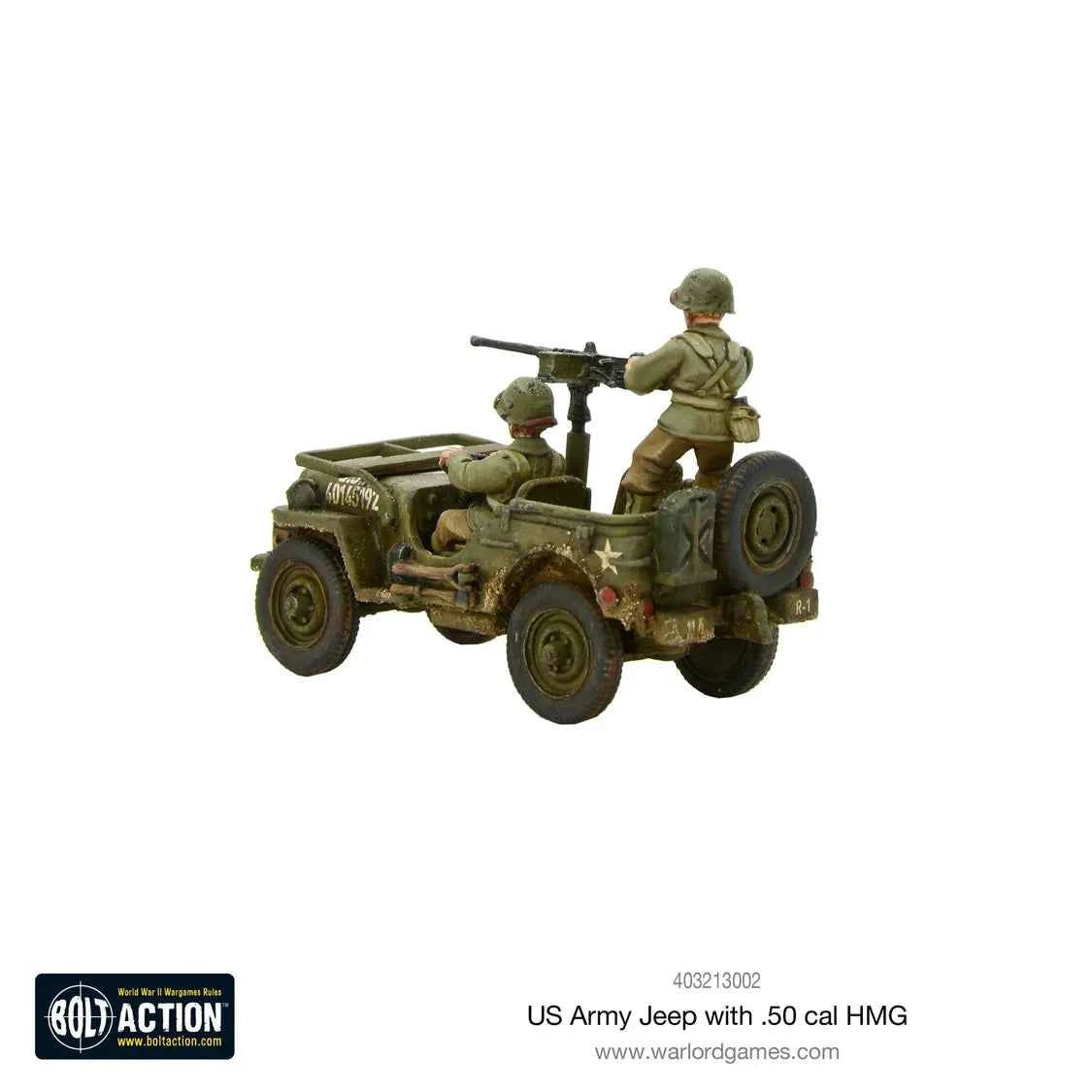 US Army Jeep With 50 Cal HMG