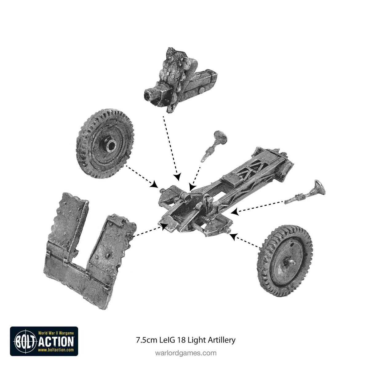 German Heer 7.5cm Le. IG 18 Light Artillery (Winter)