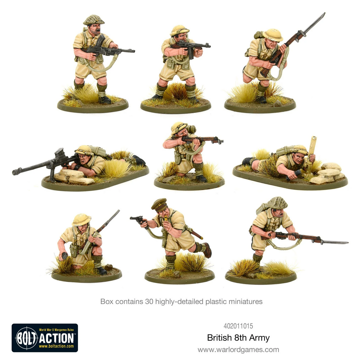 British 8th Army Platoon - T O W R Games