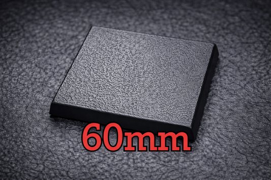 60mm Square Bases – Magnet Ready