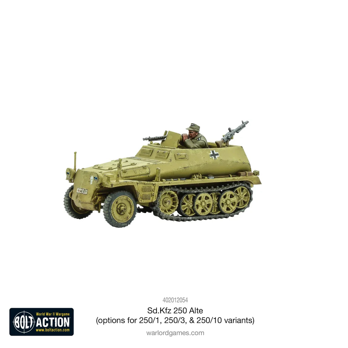 Bolt Action - Sd.Kfz 250 (Alte) Half-Track (Options For 250/1, 250/3 or 250/10 Variants)