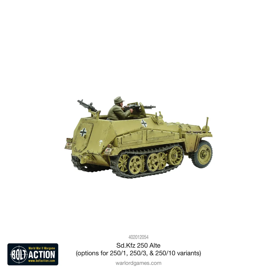 Bolt Action - Sd.Kfz 250 (Alte) Half-Track (Options For 250/1, 250/3 or 250/10 Variants)