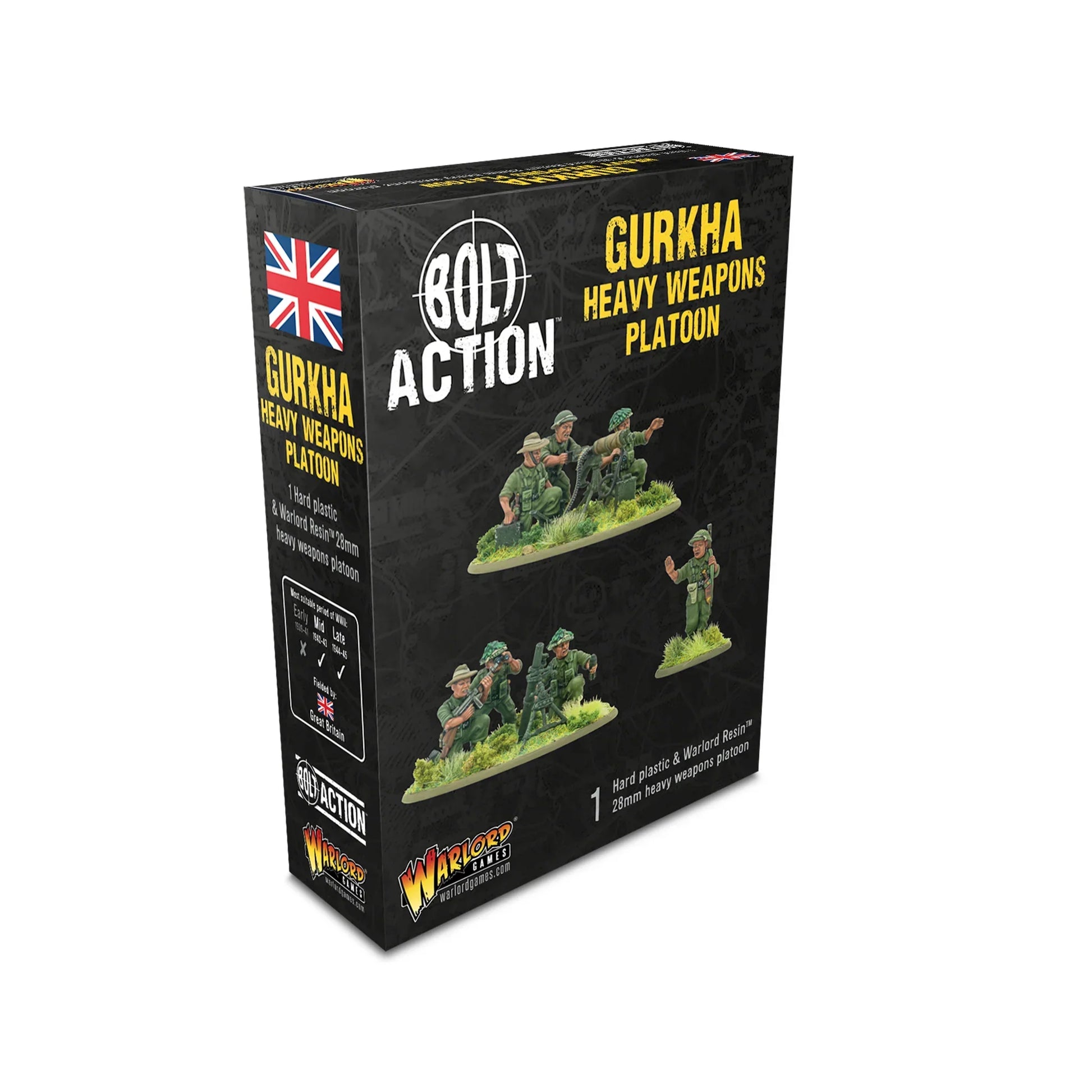 Bolt Action - Gurkha Heavy Weapons Platoon PRE ORDER