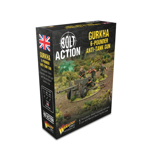 Bolt Action - Gurkha 6-Pounder Anti-Tank Gun PRE ORDER