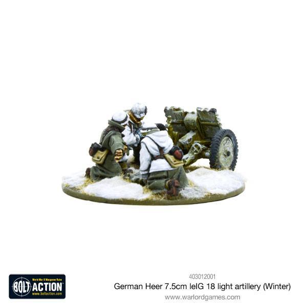 German Heer 7.5cm Le. IG 18 Light Artillery (Winter)