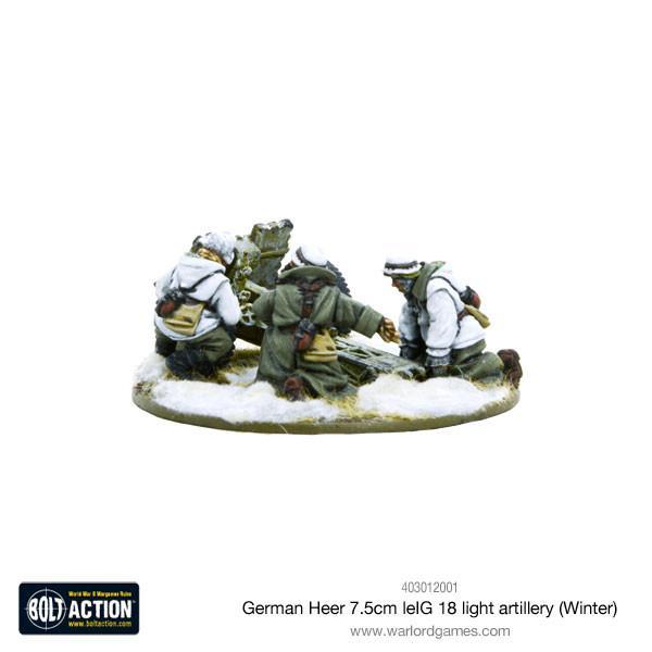 German Heer 7.5cm Le. IG 18 Light Artillery (Winter)