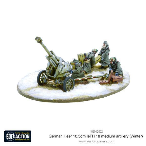 German Heer 10.5cm LeFH 18 Medium Artillery (Winter)