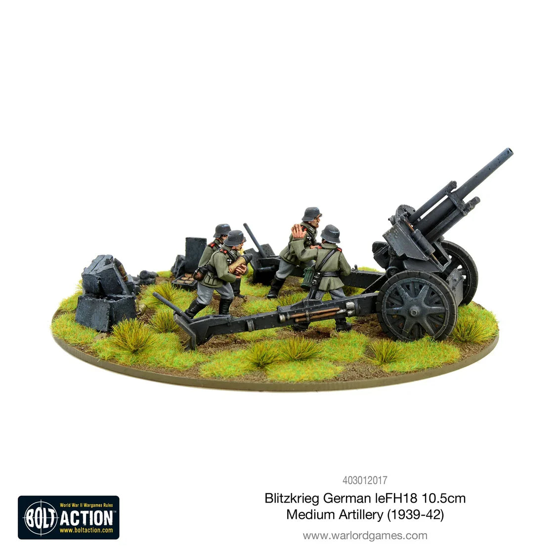 Blitzkrieg German LeFH 18 10.5cm Medium Artillery
