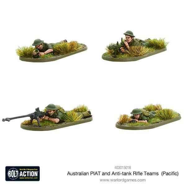 Australian PIAT and Anti-Tank Rifle Teams