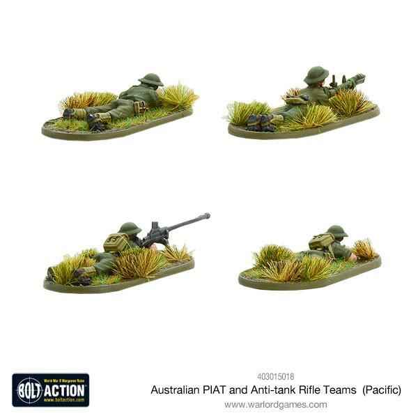 Australian PIAT and Anti-Tank Rifle Teams