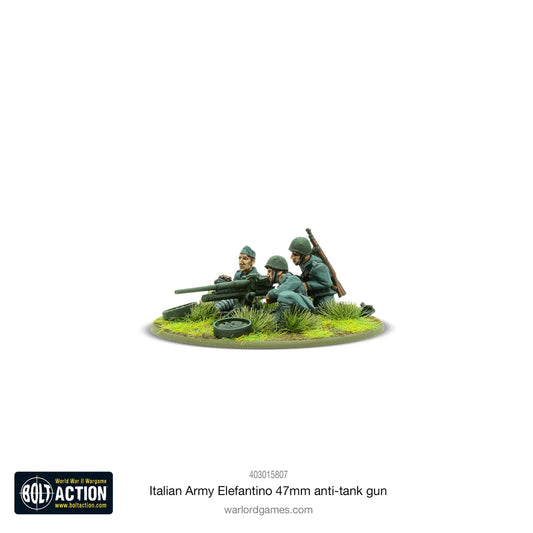 Italian Army Elefantino 47mm Anti-Tank Gun