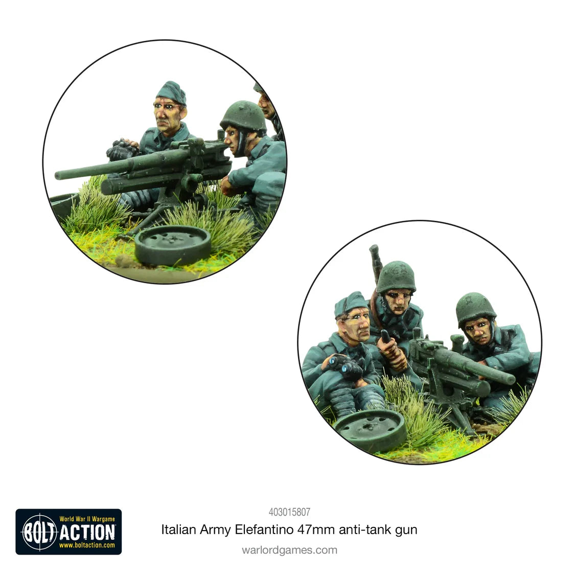 Italian Army Elefantino 47mm Anti-Tank Gun
