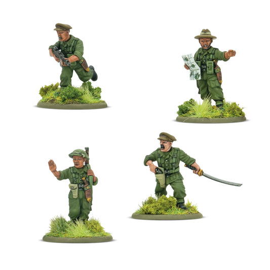 Bolt Action - Gurkha Platoon Commanders PRE ORDER
