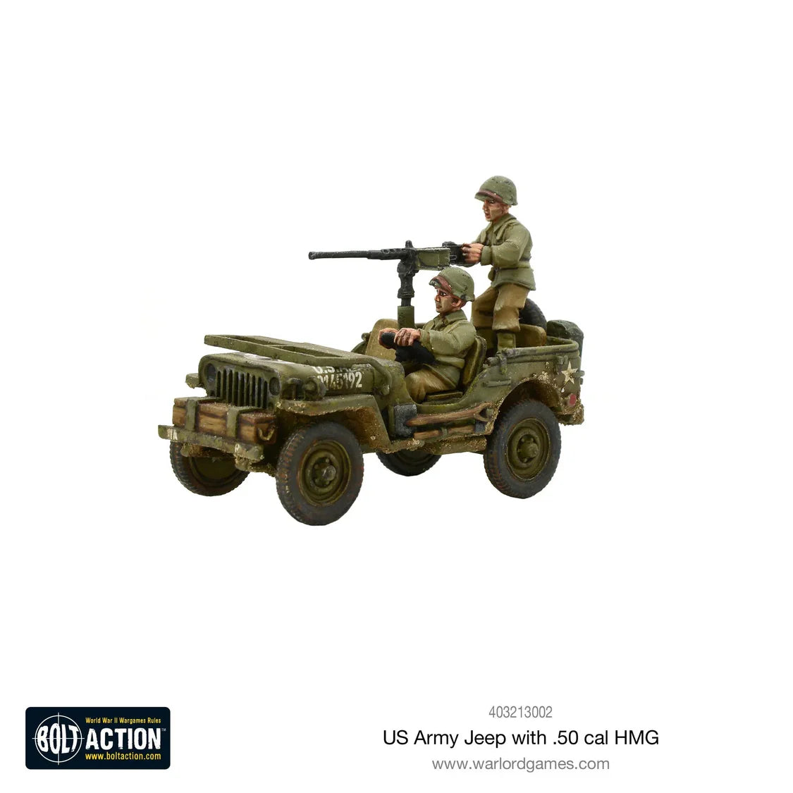 US Army Jeep With 50 Cal HMG