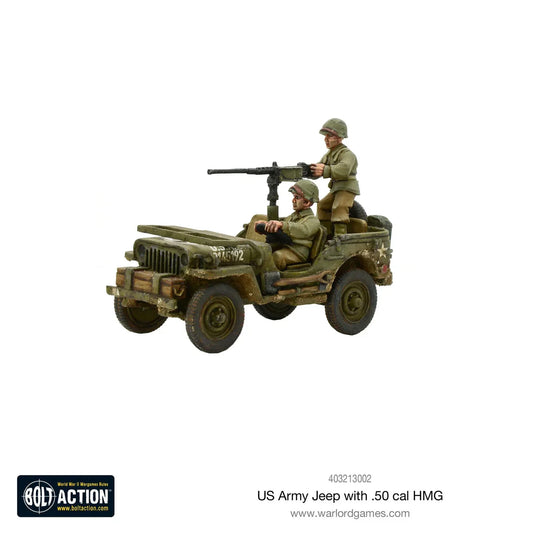 US Army Jeep With 50 Cal HMG