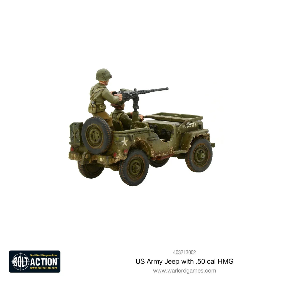 US Army Jeep With 50 Cal HMG