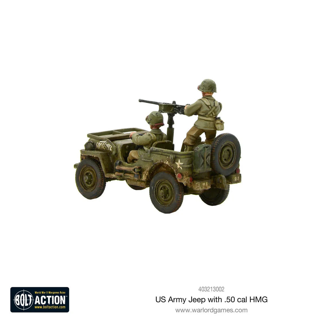 US Army Jeep With 50 Cal HMG