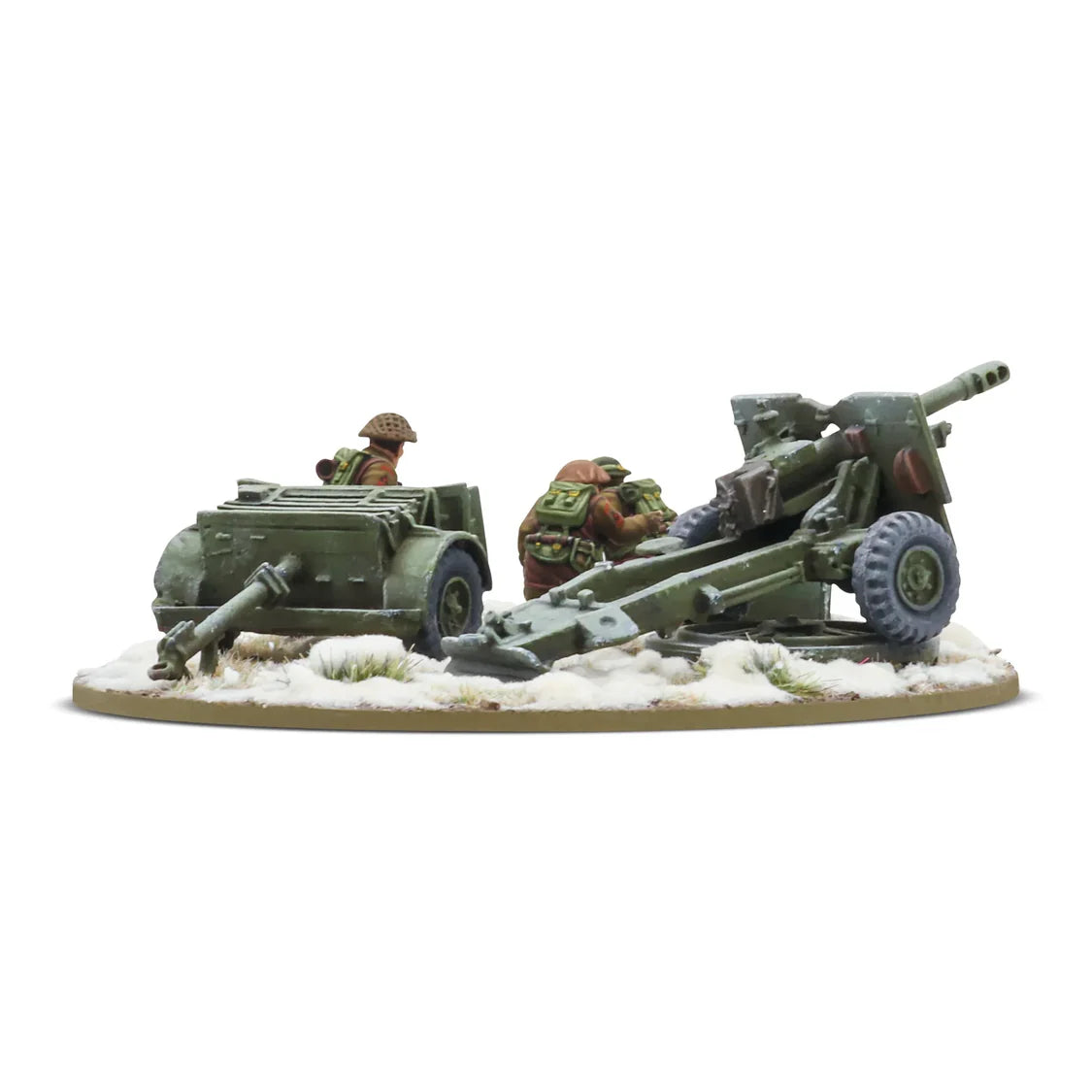 British Army Infantry (Winter) 25 Pounder Light Artillery