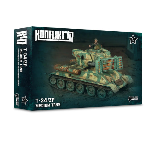 Konflikt '47 - Soviet Bloc: T-34/ZP Medium Tank PRE ORDER