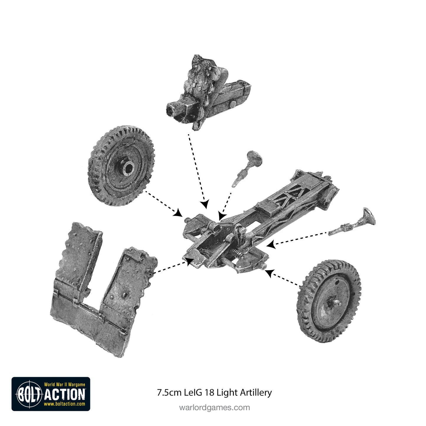 German Heer 7.5cm Le. IG 18 Light Artillery (Winter)