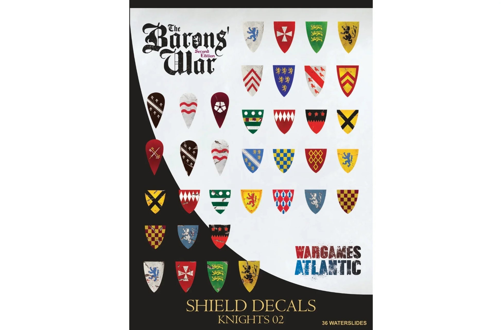 The Barons' War - Shield Decals: Knights 02