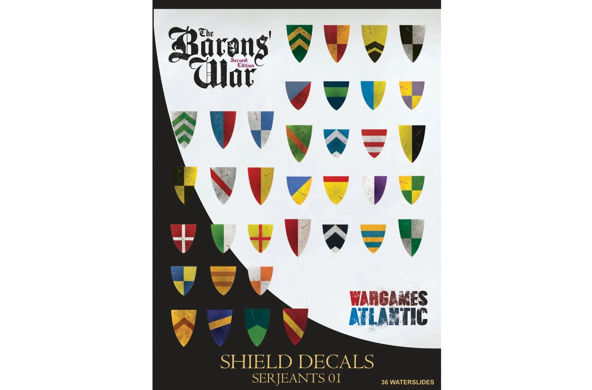 The Barons' War - Shield Decals: Serjeants 01