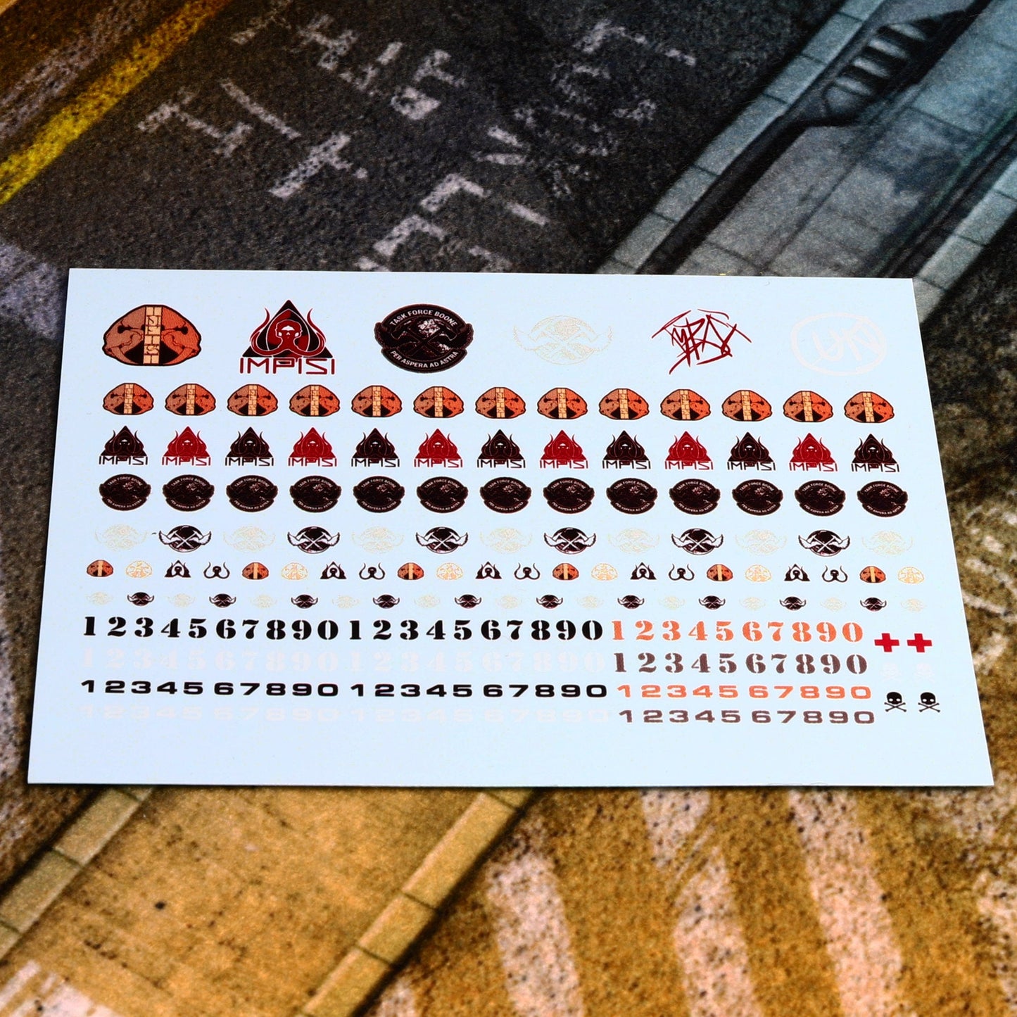 BLKOUT Water Slide Decals