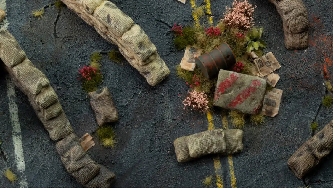 Gamers Grass - Sandbag Barricades Basing Bits