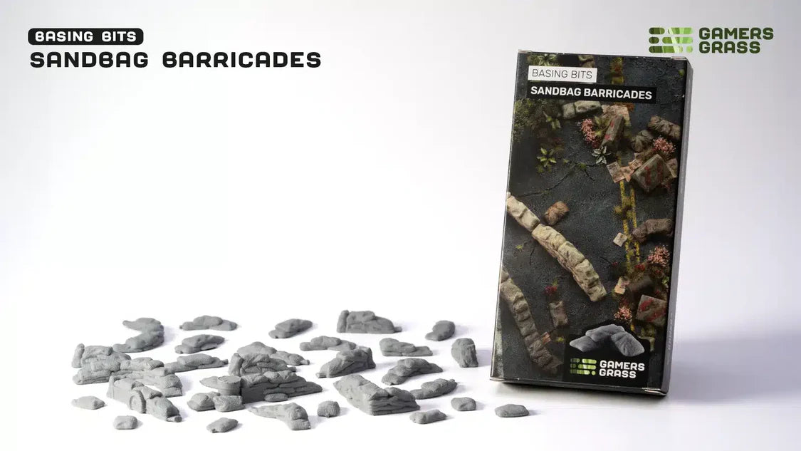 Gamers Grass - Sandbag Barricades Basing Bits