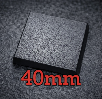 40mm Square Bases – Magnet Ready