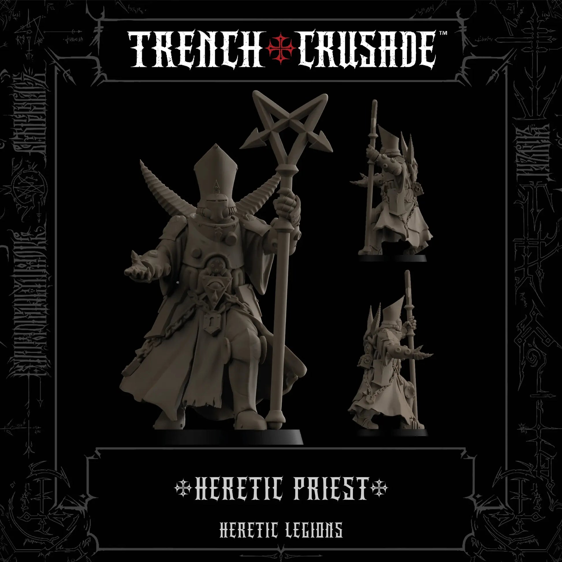 Heretic Priest (Polearm/staff, knife)