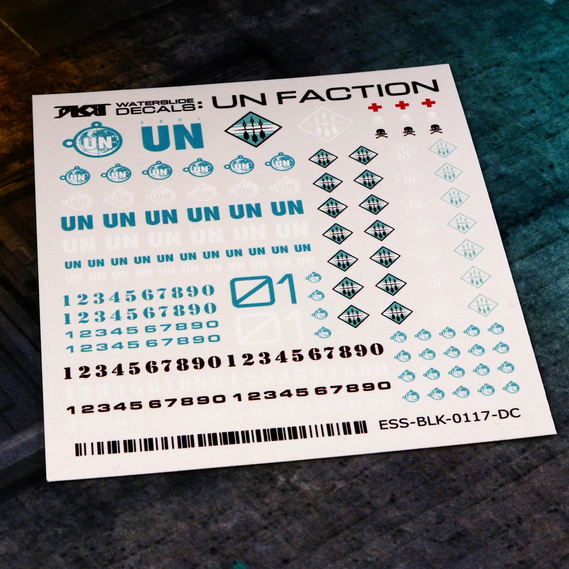 BLKOUT Water Slide Decals