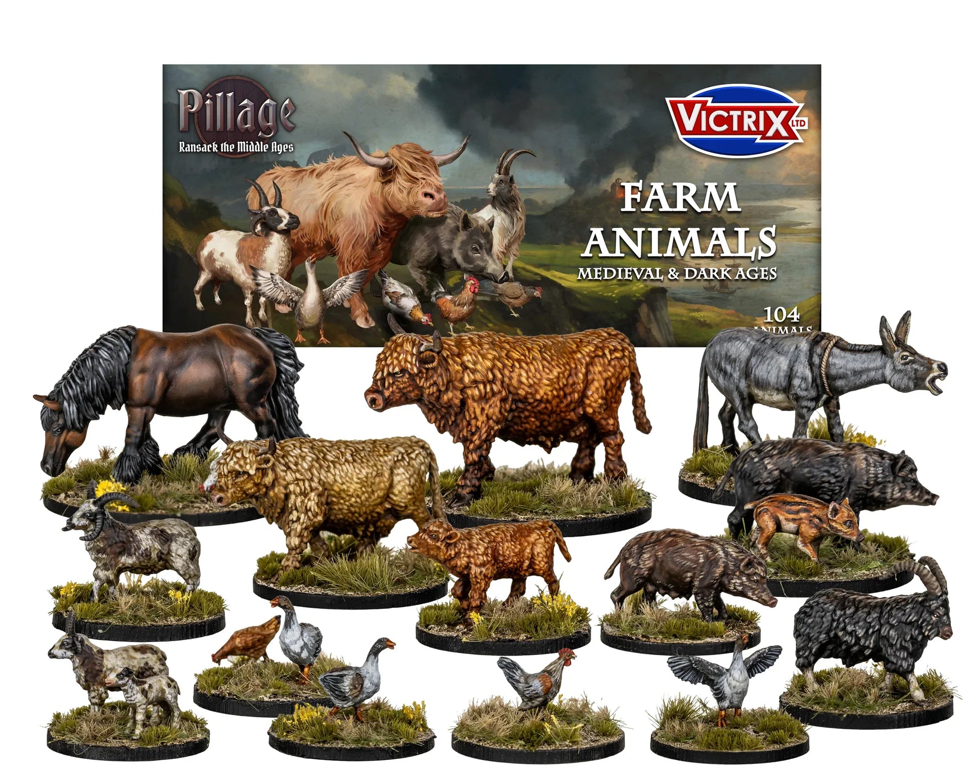 Victrix Miniatures - Farm Animals (Dark Ages & Medieval)
