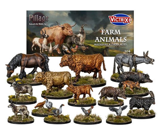 Victrix Miniatures - Farm Animals (Dark Ages & Medieval)