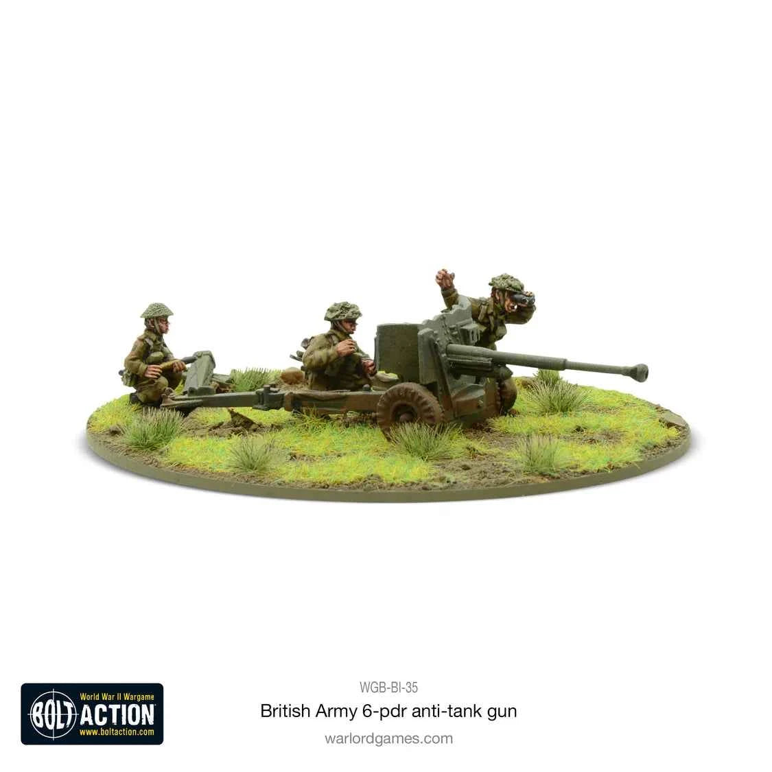 British Army 6 Pounder Anti-Tank Gun