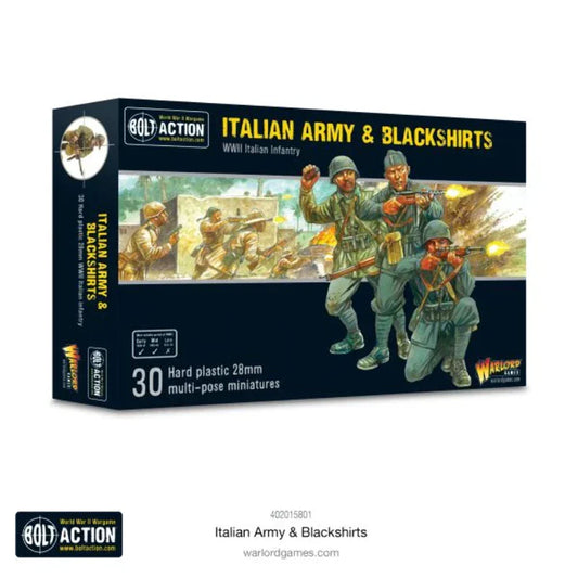 Italian army & black shirts