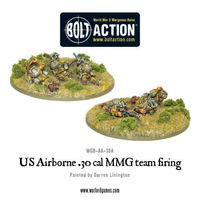 US Airborne 30 Cal MMG Team